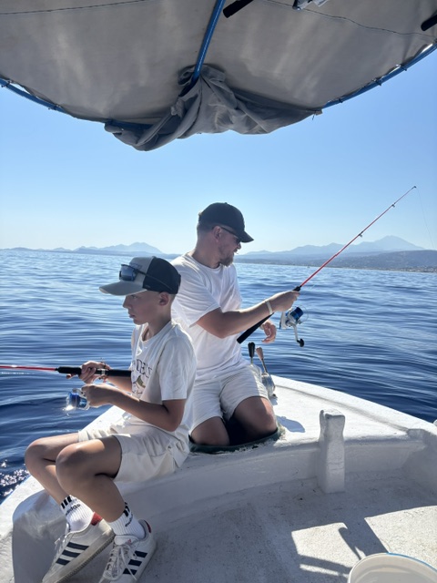 Our crew ready for towday's catch